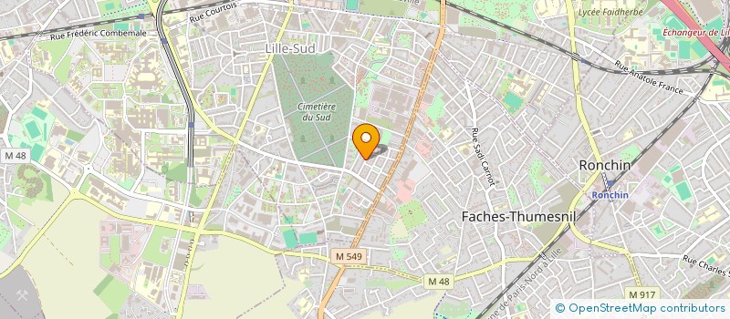 localisation de l'entreprise FLANDRES ORTHOPEDIE à LILLE