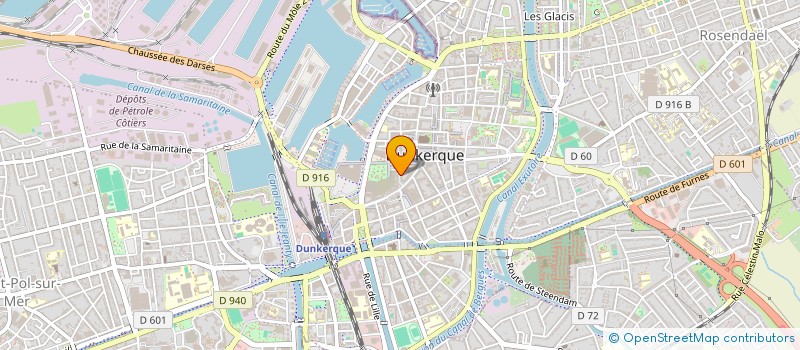 localisation de l'entreprise FLANDRES PRESSE SOC à DUNKERQUE