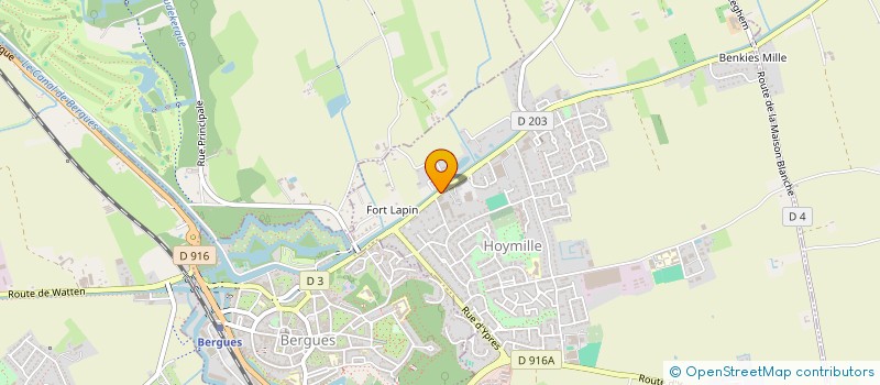 localisation de l'entreprise FLANDRES RADIATEURS à HOYMILLE