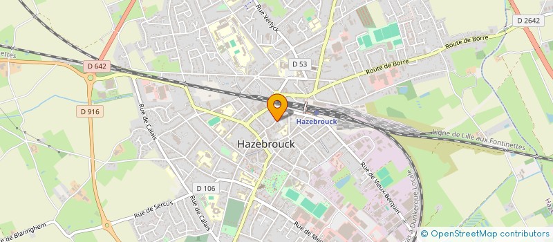 localisation de l'entreprise FLANDRES RENOVATION DUEZ CIE  HAZEBROUCK