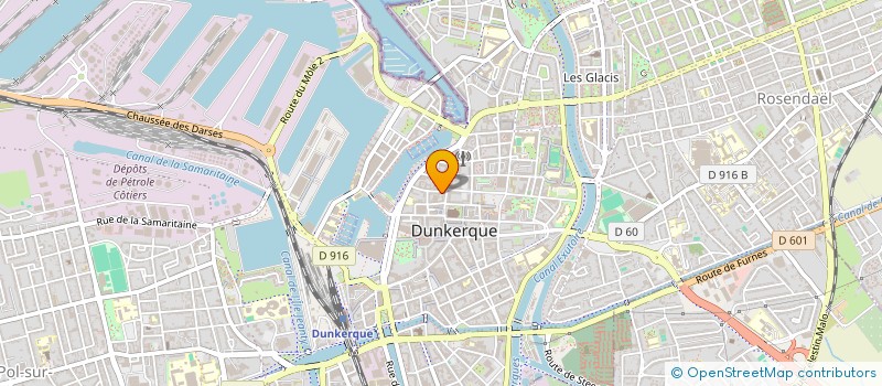 localisation de l'entreprise FLANDRES TECHNIQUE LOGICIELS FORMATION à DUNKERQUE