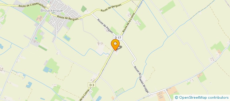 localisation de l'entreprise FLANDRES TOITURES  PITGAM