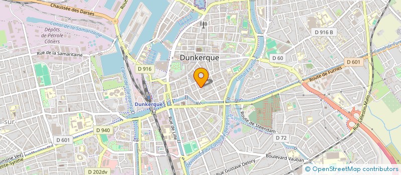 localisation de l'entreprise FLANDRES TRADING à DUNKERQUE