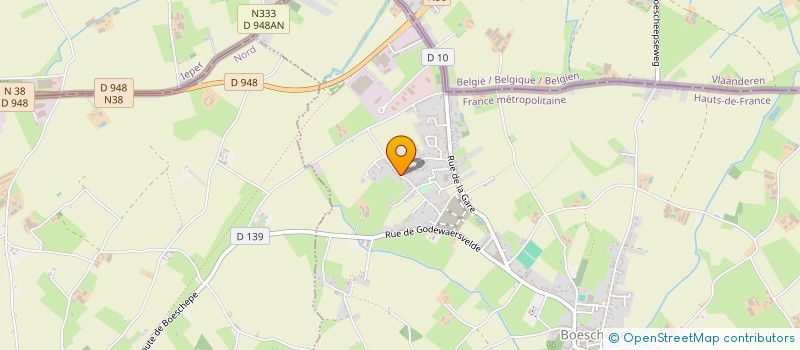 localisation de l'entreprise FLANDRES TRANSPORTS FUNERAIRES  BOESCHEPE