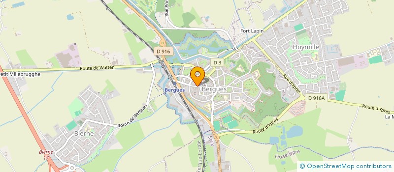 localisation de l'entreprise FLANDRIA à STEENE
