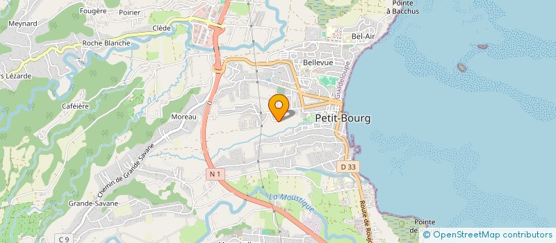 localisation de l'entreprise FLANDRINA & ASSOCIES à PETIT BOURG