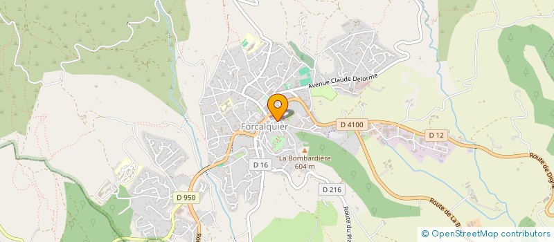 localisation de l'entreprise FLANERIE PAYSAGEE à FORCALQUIER