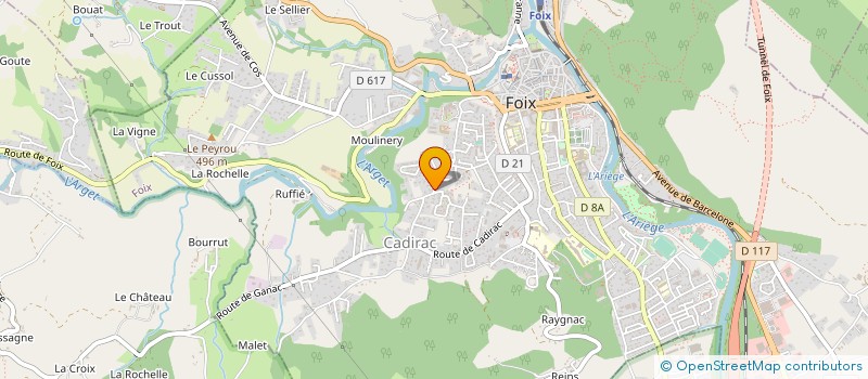 localisation de l'entreprise FLANIS à FOIX