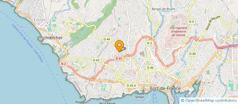 localisation de l'entreprise FLANM KREOL  FORT-DE-FRANCE