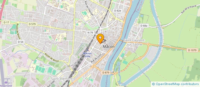 localisation de l'entreprise FLAP ET COMPAGNIE à MACON