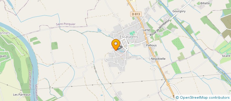 localisation de l'entreprise FLAP IMPRESSION 82  MONTECH