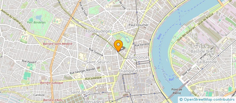 localisation de l'entreprise FLAP S  BORDEAUX