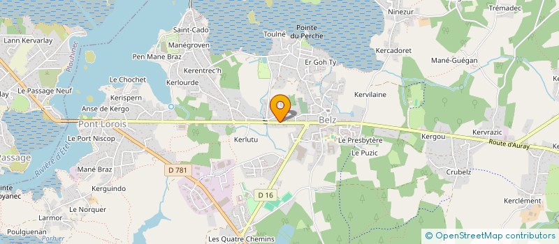 localisation de l'entreprise FLAPAC  BELZ