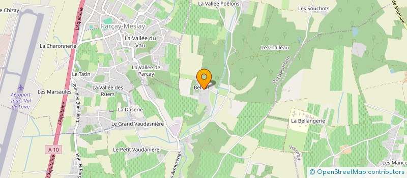 localisation de l'entreprise FLAQS à ROCHECORBON