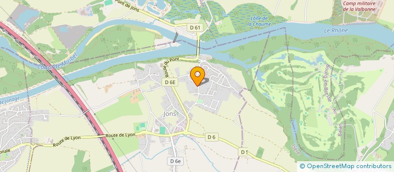 localisation de l'entreprise FLARCAM  JONS