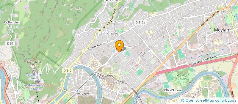 localisation de l'entreprise FLARO  LA TRONCHE