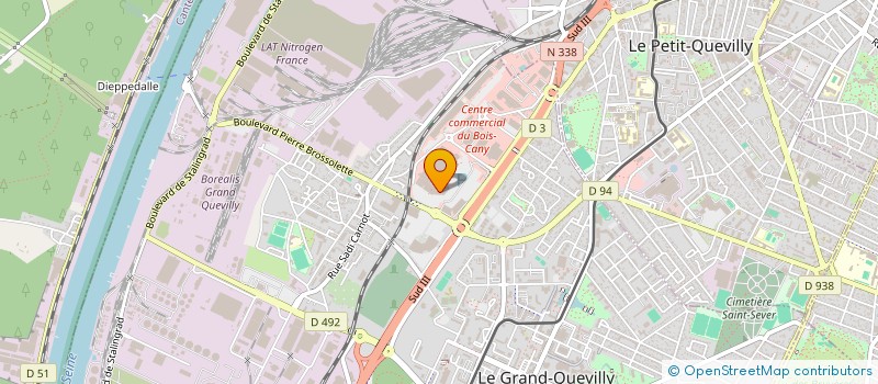 localisation de l'entreprise FLASH 3 à BEAURAINVILLE