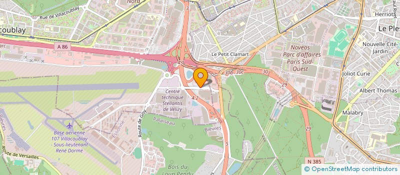 localisation de l'entreprise FLASH  VELIZY-VILLACOUBLAY