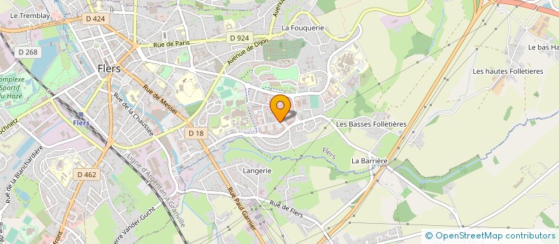 localisation de l'entreprise FLASH à FLERS