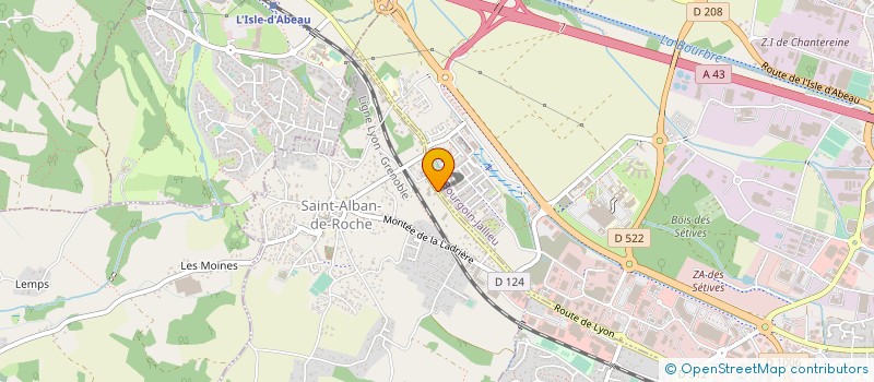 localisation de l'entreprise FLASH  SAINT-ALBAN-DE-ROCHE