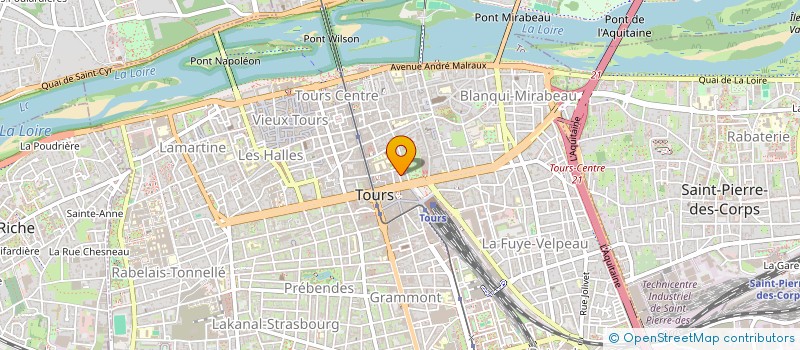 localisation de l'entreprise FLASH  TOURS