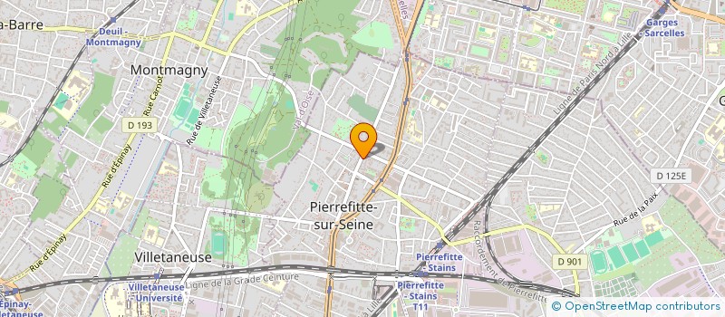 localisation de l'entreprise FLASH à PIERREFITTE-SUR-SEINE