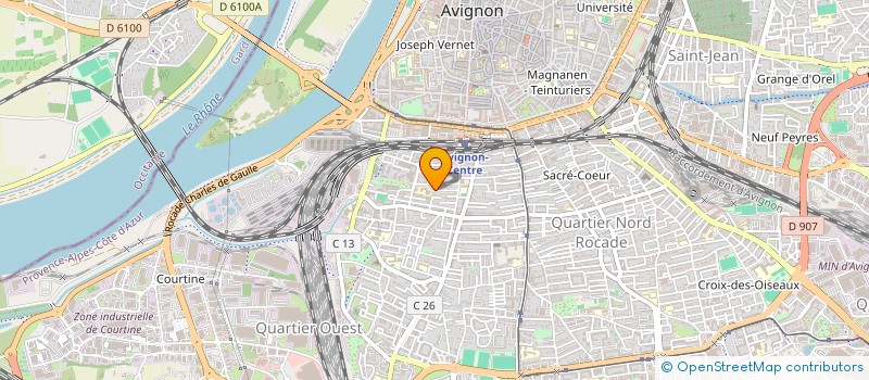 localisation de l'entreprise FLASH  AVIGNON