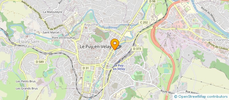 localisation de l'entreprise FLASH 43 à LE PUY-EN-VELAY