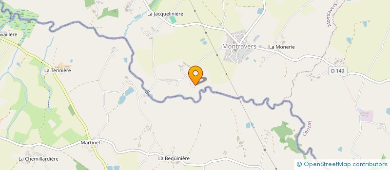 localisation de l'entreprise FLASH à MONTRAVERS