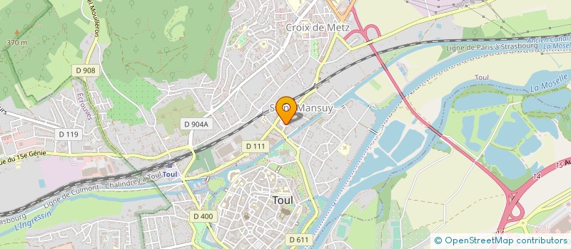 localisation de l'entreprise FLASH 54  TOUL