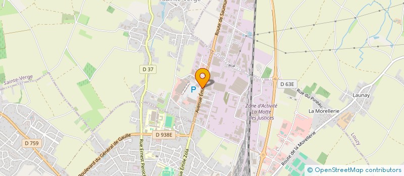 localisation de l'entreprise FLASH 7 THOUARS à SAINTE-VERGE