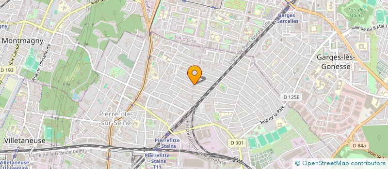 localisation de l'entreprise FLASH 93 à STAINS