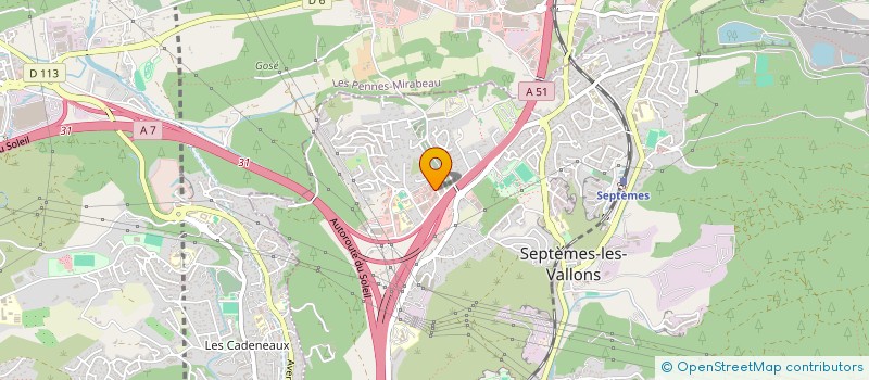 localisation de l'entreprise FLASH à SEPTEMES-LES-VALLONS