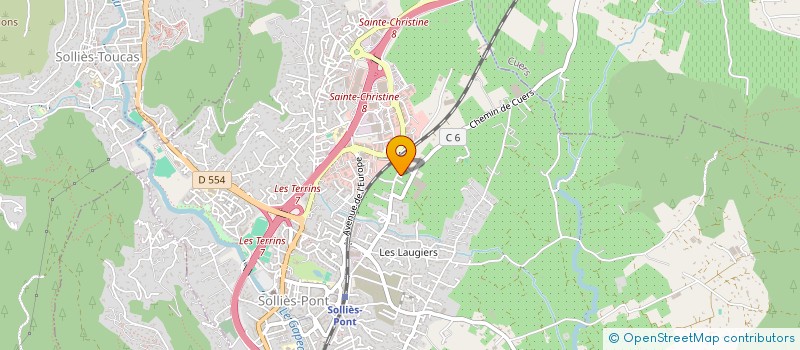 localisation de l'entreprise FLASH ALU à SOLLIES-PONT