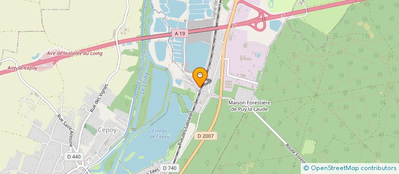 localisation de l'entreprise FLASH AMBULANCES à FONTENAY-SUR-LOING