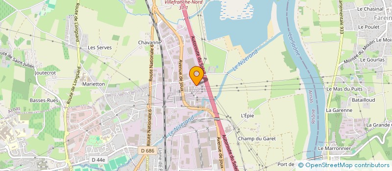 localisation de l'entreprise FLASH AMBULANCES  ARNAS