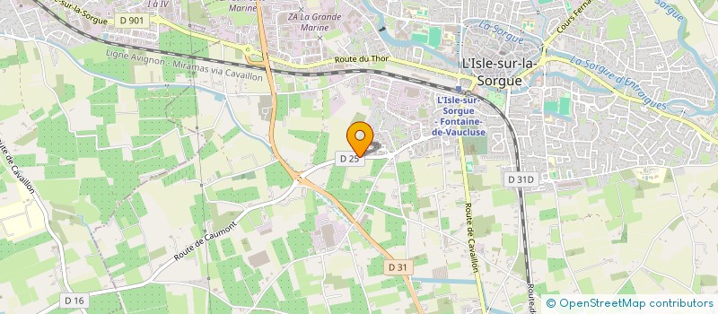 localisation de l'entreprise FLASH ARCADE  L'ISLE-SUR-LA-SORGUE