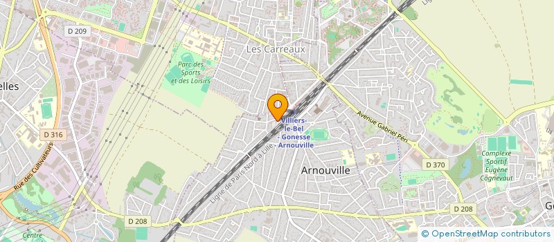 localisation de l'entreprise FLASH ASSAINISSEMENT à ARNOUVILLE