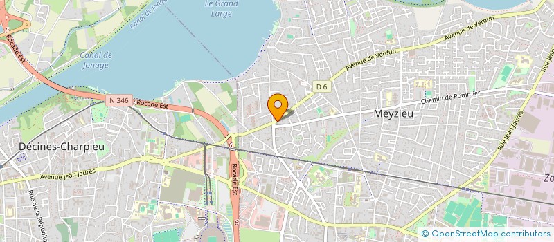 localisation de l'entreprise FLASH AUTO  MEYZIEU