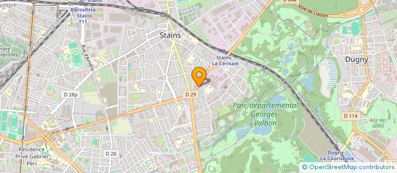 localisation de l'entreprise FLASH AUTO à STAINS