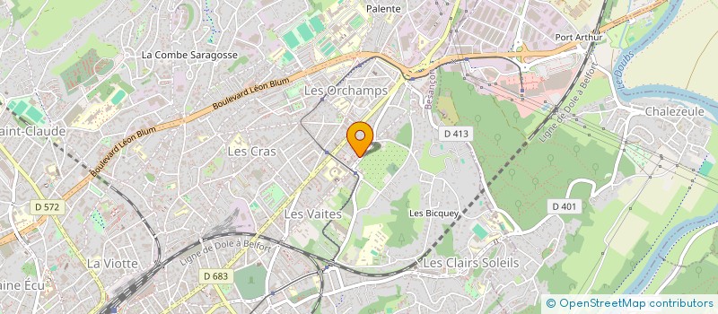 localisation de l'entreprise FLASH AUTO PRESTIGE  BESANCON