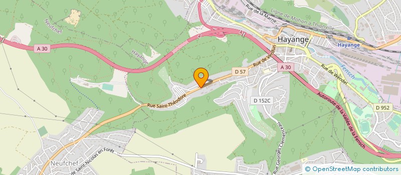 localisation de l'entreprise FLASH AUTOS  HAYANGE