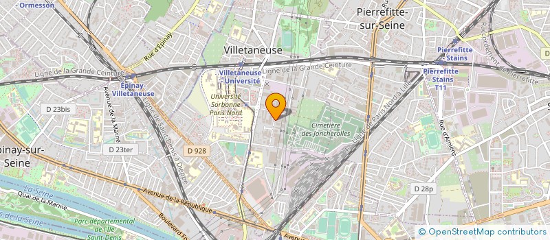 localisation de l'entreprise FLASH BAT à VILLETANEUSE