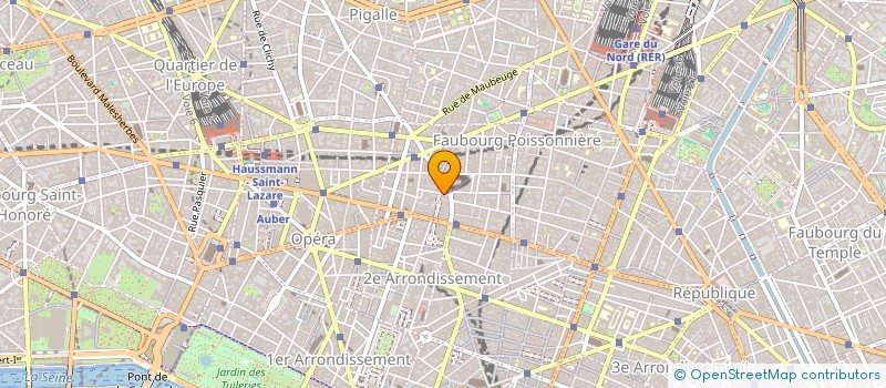 localisation de l'entreprise FLASH BATIMENT à PARIS