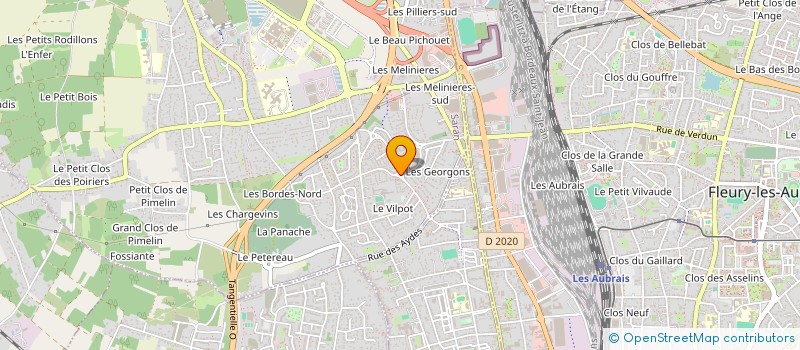 localisation de l'entreprise FLASH BEAUTE à SARAN