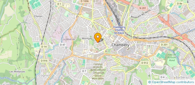 localisation de l'entreprise FLASH'BOX  CHAMBERY