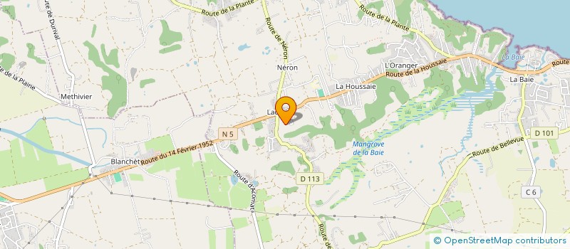 localisation de l'entreprise FLASH BTP 971  LE MOULE