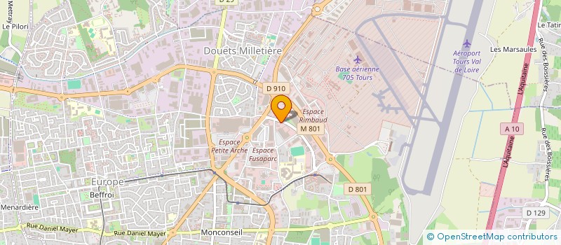 localisation de l'entreprise FLASH CAR à TOURS