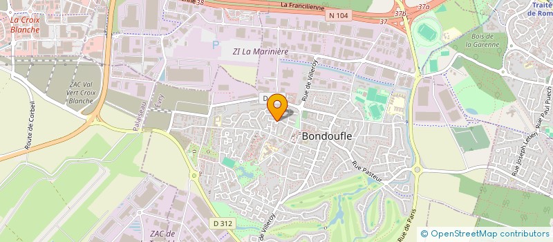 localisation de l'entreprise FLASH CARS à BONDOUFLE