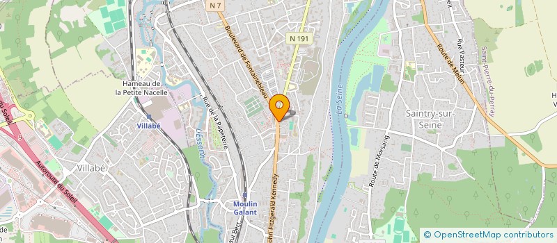 localisation de l'entreprise FLASH & CO à CORBEIL-ESSONNES